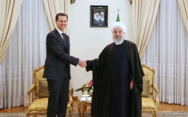 پیغام روحانی به بشار اسد به مناسب روز ملی سوریه