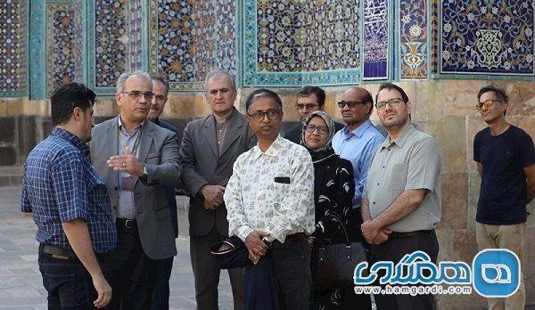 سفیر بنگلادش در ایران از مجموعه تاریخی شیخ صفی الدین اردبیلی بازدید کرد